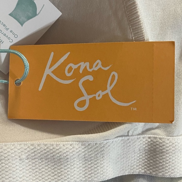 NWT Kona Sol Off Shoulder Ruffle Swimsuit - Picture 9 of 12